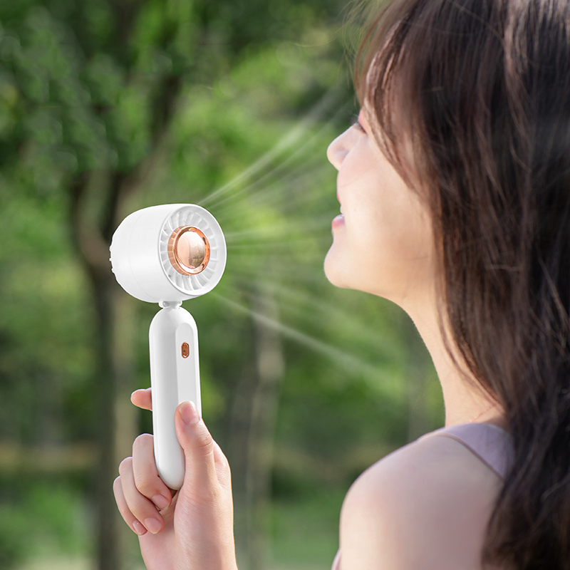 Model 951 USB Rechargeable Fan, OEM/ODM Supported, Personal Cooling Fan with Stand