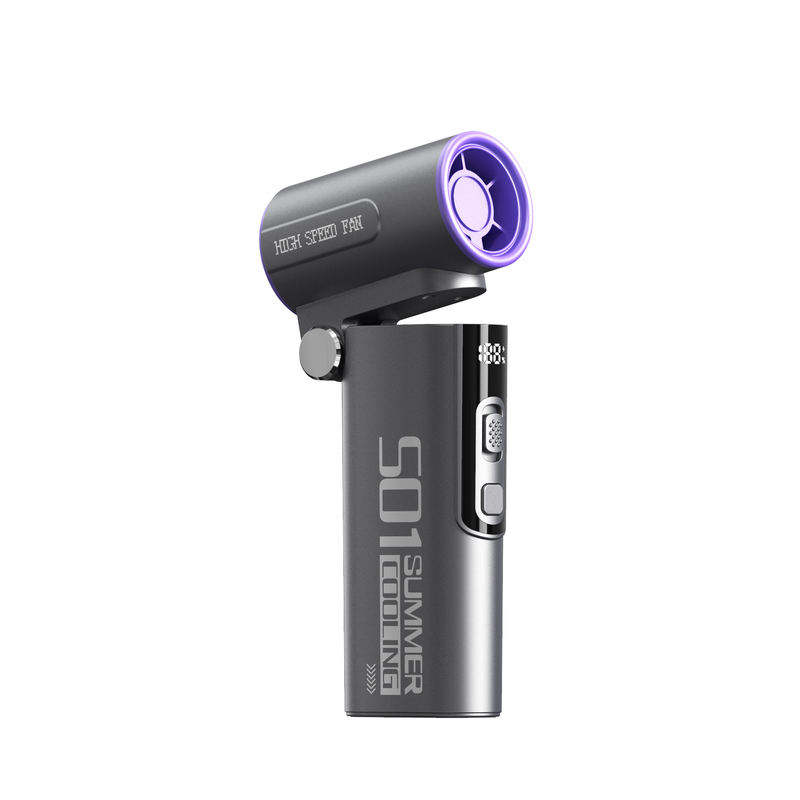 Model HX-F332 Full-Body Cooling Portable Handheld Fan, High-Speed 21700 Battery, Compact & Lightweight