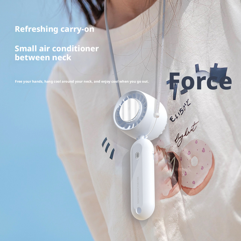 Model 951B USB Rechargeable Handheld Fan, OEM/ODM Supported, Personal Cooling Fan with Semiconductor Tech