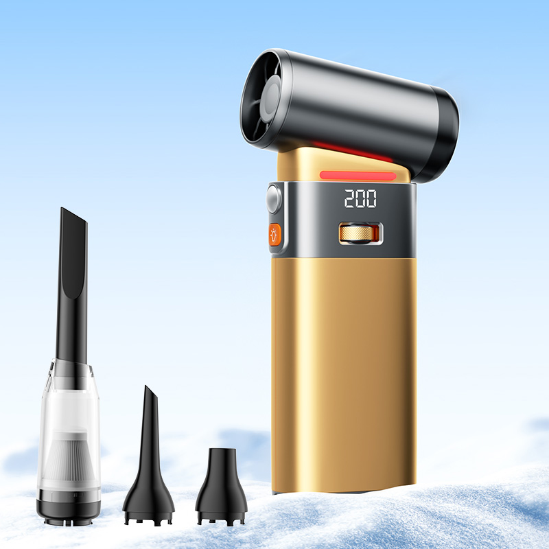 HY-F6 Multifunctional Blower Fan | 8000mAh, 130000RPM, with Vacuum & Power Bank Factory