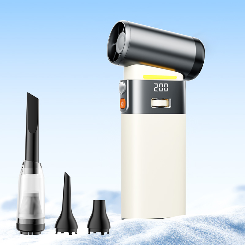 HY-F6 Multifunctional Blower Fan | 8000mAh, 130000RPM, with Vacuum & Power Bank Factory
