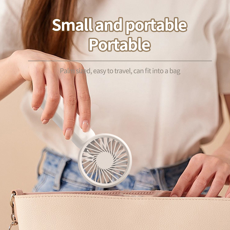 Model 137B Handheld Fan Manufacturer, 1200mAh Mini Fan with Emergency LED Light