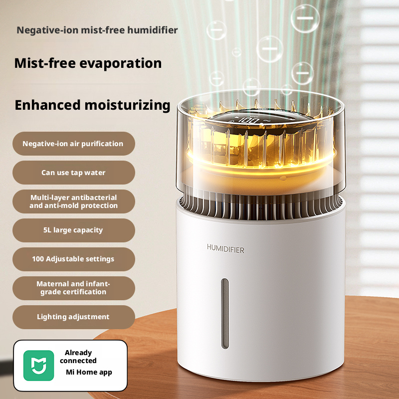 K50 Quiet Evaporative Humidifier, OEM/ODM Supported, 2.5W Low Power