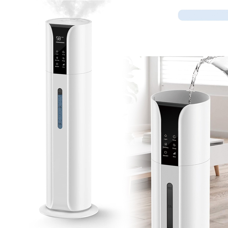 Model BZT-119B 9L Large Capacity Humidifier Manufacturer, Floor-Standing Top-Fill Humidifier with Smart Humidity Control