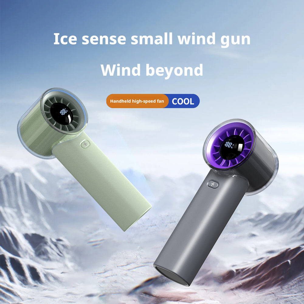 Model HX-F369 Handheld Fan Manufacturer, 3000mAh USB Rechargeable Mini Fan, 3 Colors Available
