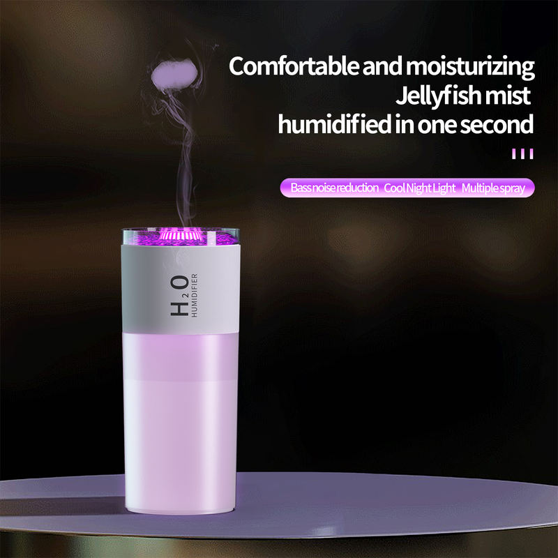Model V6B Humidifier Manufacturer, 500ml Desktop Humidifier with Fine Mist, No-Wet Table Design