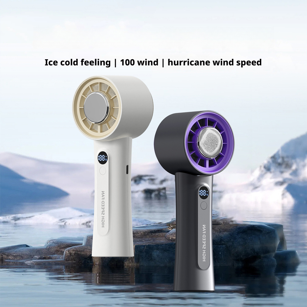 Model HX-F326 USB Rechargeable Handheld Fan, OEM/ODM Supported, Personal Cooling Fan for Summer