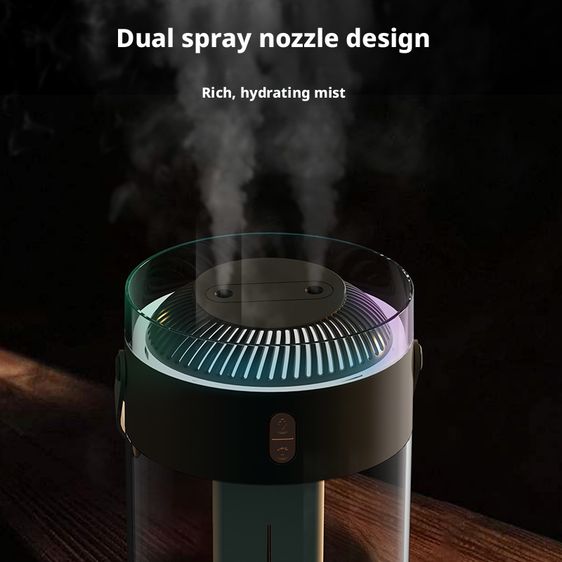 Model 831 Humidifier Manufacturer, 2.6L Large Capacity Dual Nozzle Humidifier with Handle