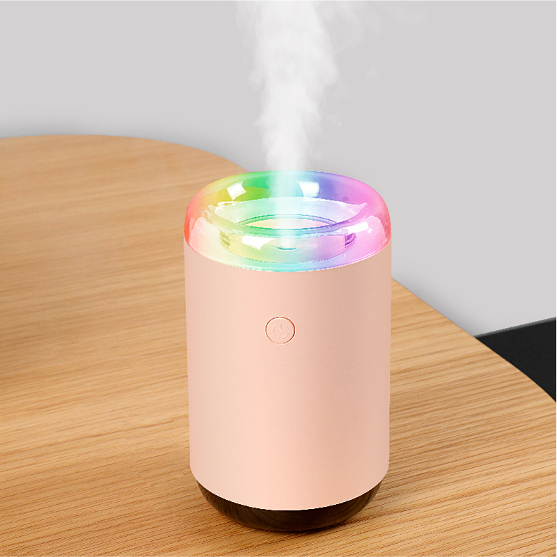 Model 909 Humidifier Manufacturer, 260ml Mini USB Humidifier with Rainbow LED Light