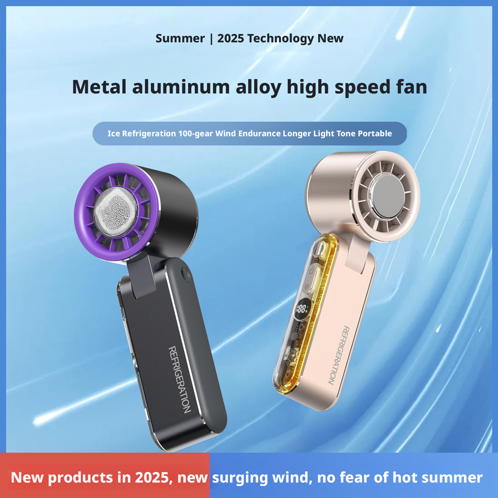Model HX-F358A Refrigeration Technology Handheld Fan Supplier, Compact & Powerful, Bulk Orders Supported