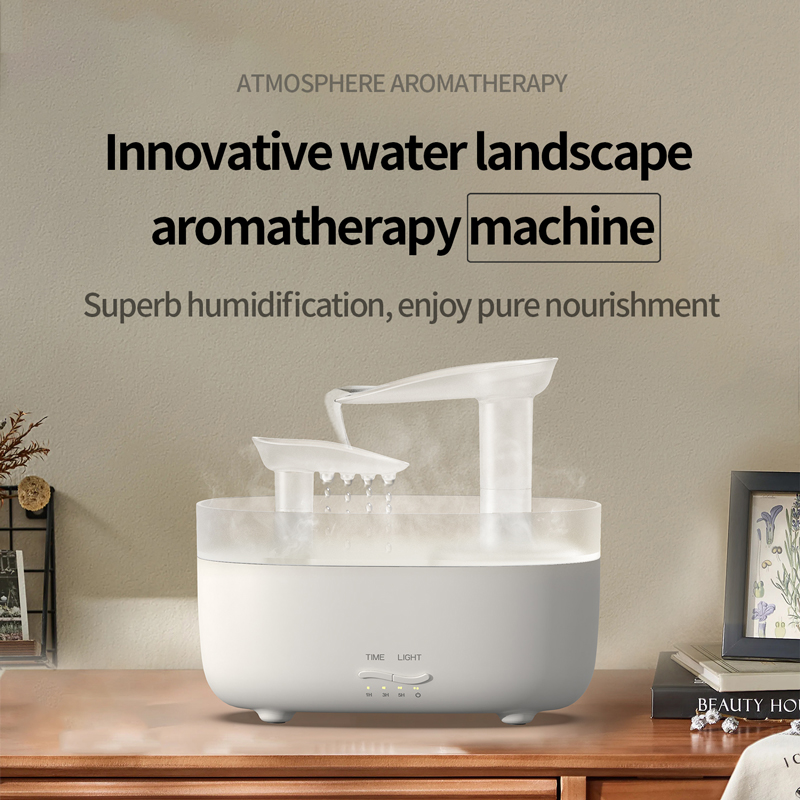 175 Landscape Aroma Diffuser Manufacturer, 250ml Humidifier with Warm Atmosphere Lamp