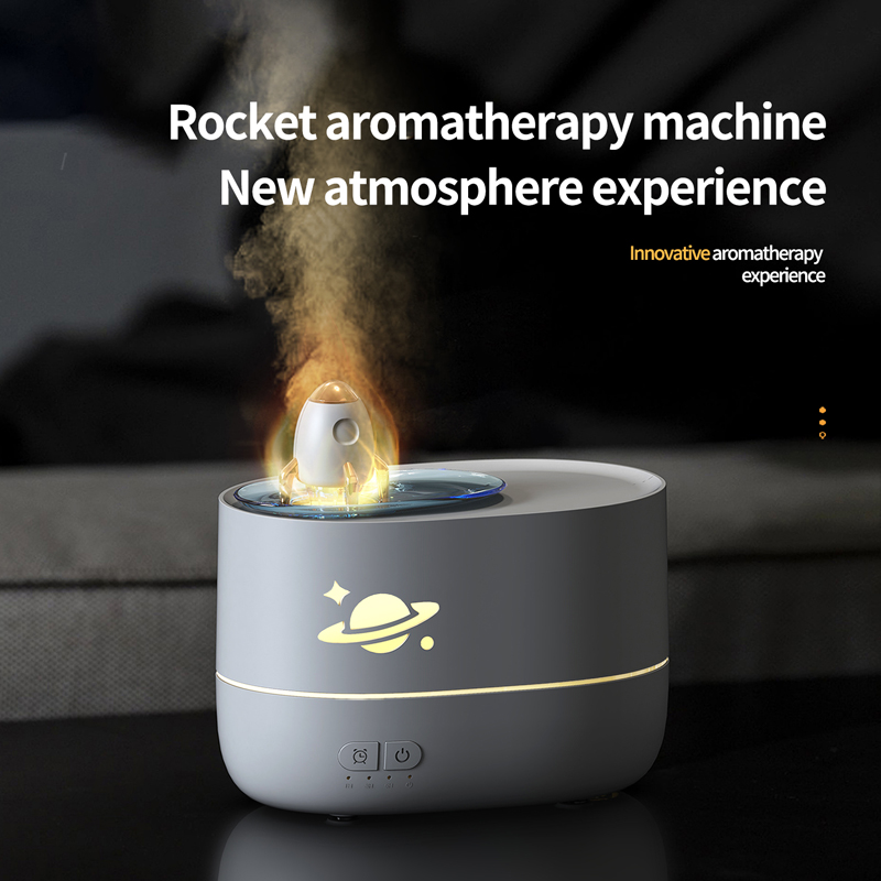 162 Rocket Aroma Diffuser Manufacturer, 350ml Silent Humidifier for Sleep