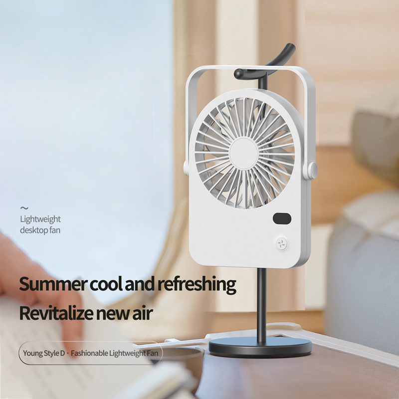Model 181 Ultra-Thin Stylish Fan, OEM/ODM Supported, White/Pink/Cream Options