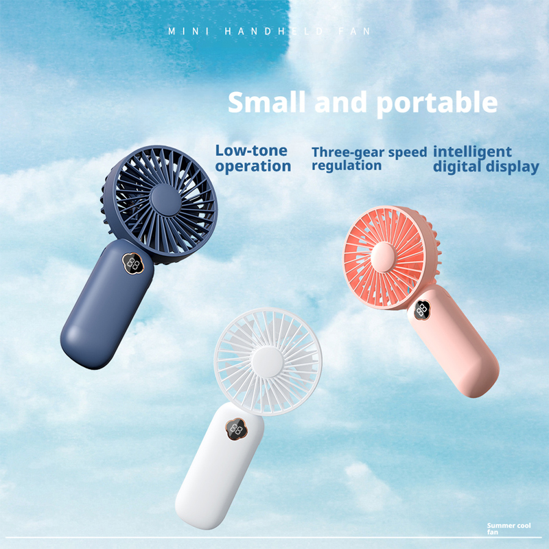 Model JS102 Lightweight Handheld Fan Supplier, Compact & Colorful, Bulk Orders Supported