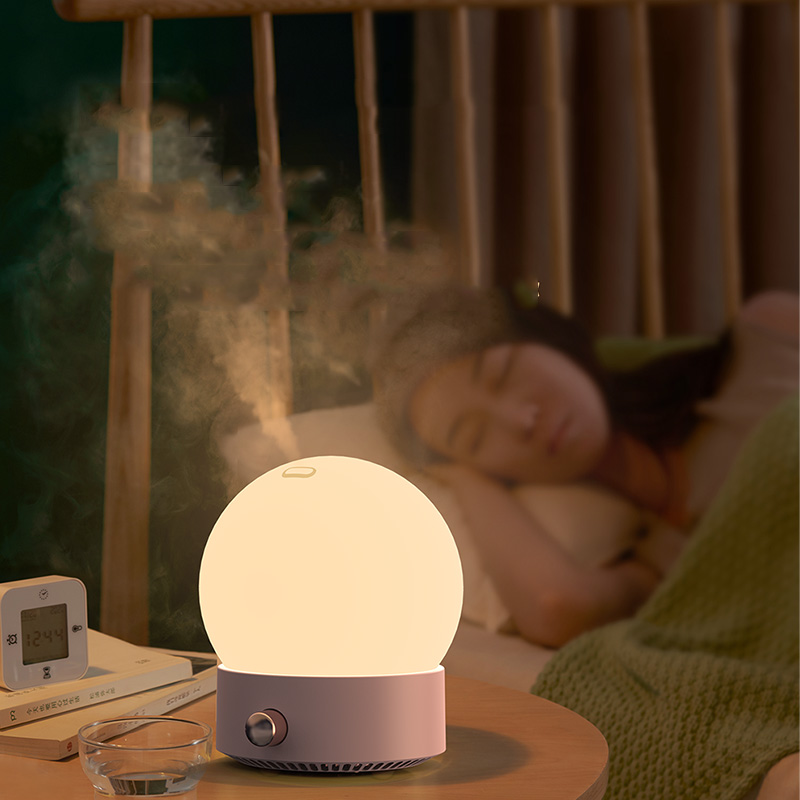 828 Night Light Aroma Diffuser Manufacturer, 350ml Humidifier with Globe Lamp Design