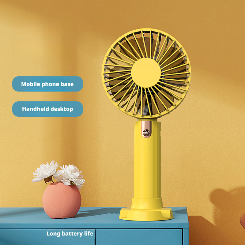 Model 931 Bright Color Handheld Fan Supplier, Desktop-Compatible, Bulk Orders Supported
