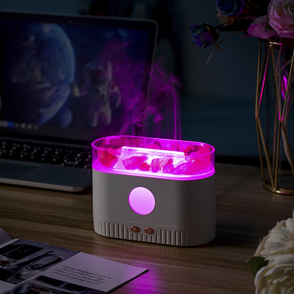 LA-0630-3 Crystal Rock Aroma Humidifier Manufacturer, Himalayan Salt Stone Design