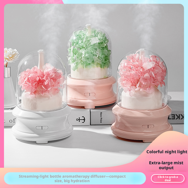 LA-0608 Aroma Humidifier, OEM/ODM Supported, 2-in-1 Humidifier & Mood Lamp