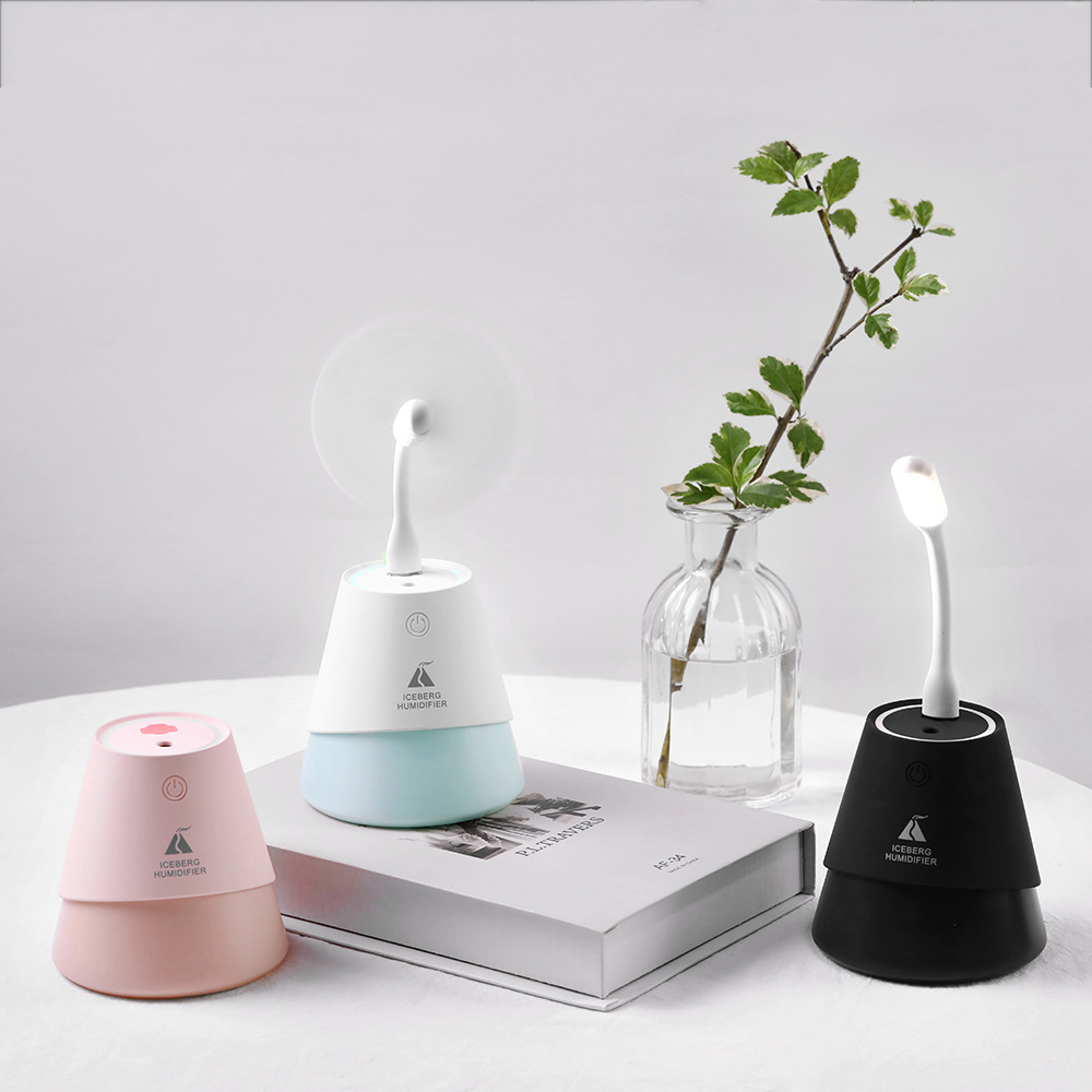 LA-0606 Iceberg 3-in-1 Humidifier Manufacturer, 260ml Multifunctional Design