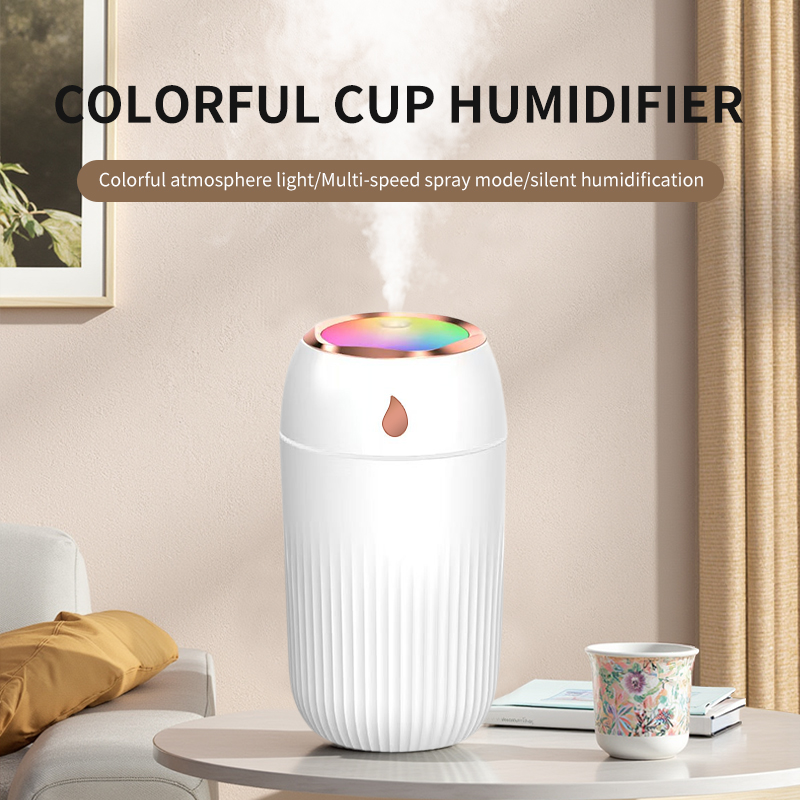 X6 7-Color LED Humidifier Manufacturer, 420ml Cup Design