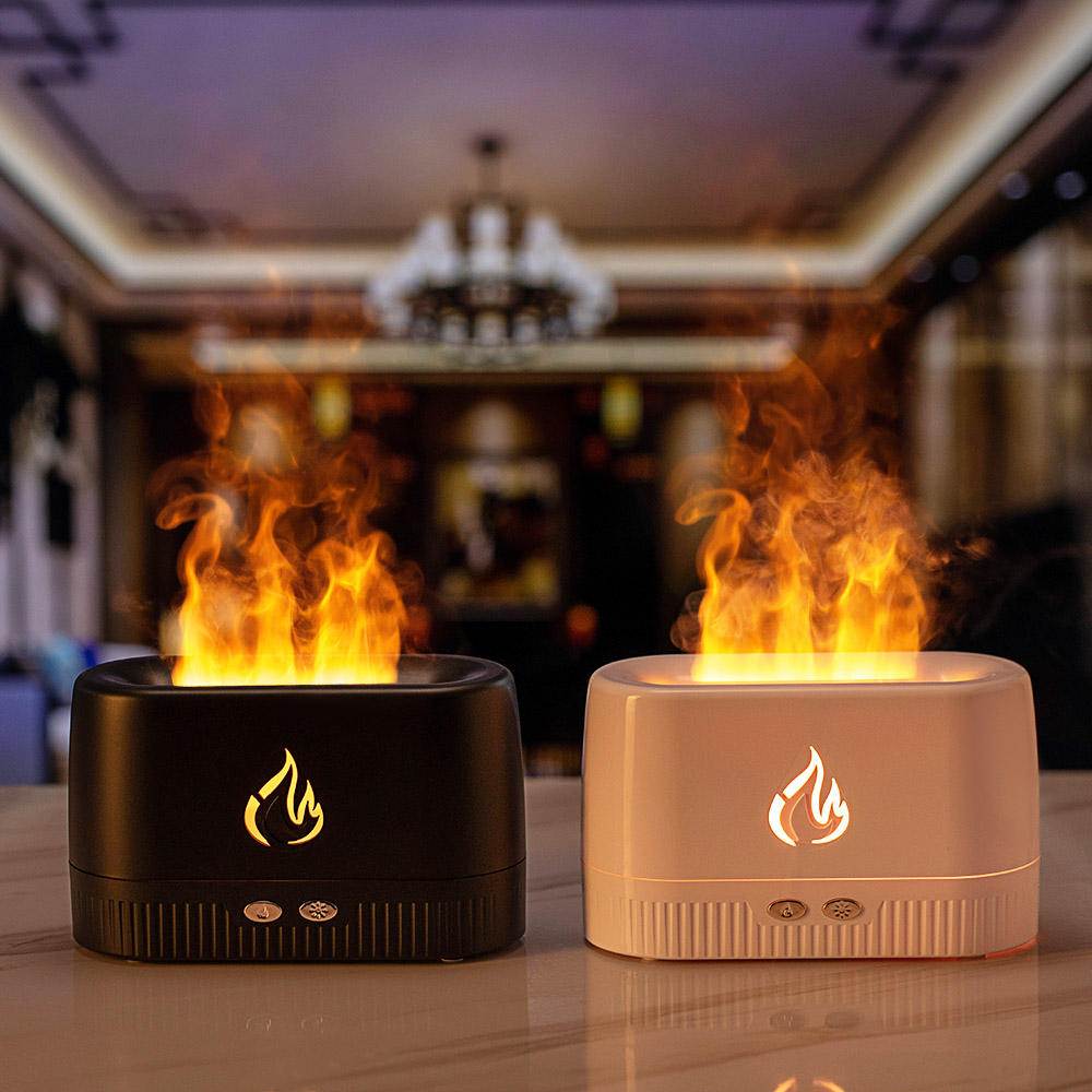 Model LA-0630 Warm Flame Aroma Diffuser Manufacturer, 200ml with Fire Effect Light
