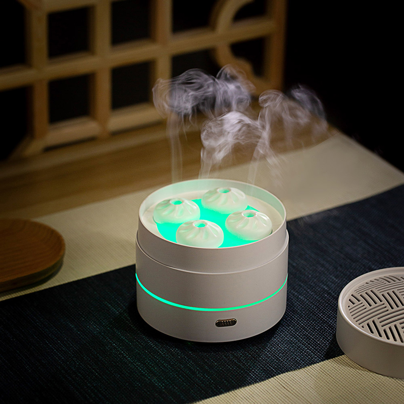 LA-0628 USB-Powered Essential Oil Diffuser, Traditional Chinese Dim Sum Basket Effect