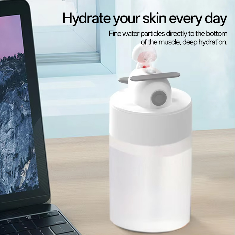 Model D855 Humidifier Manufacturer, 250ml Cute Cartoon Humidifier with Bunny/Deer Figure