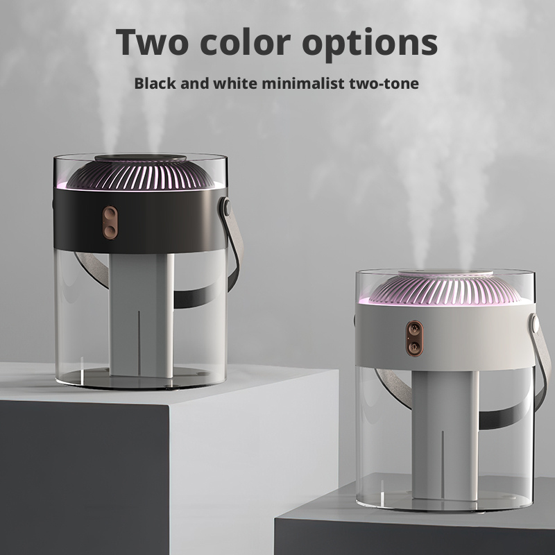 Model 831 Humidifier Manufacturer, 2.6L Large Capacity Dual Nozzle Humidifier with Handle