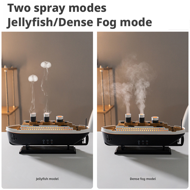 299 Steamship Aroma Diffuser Manufacturer, 250ml Humidifier with Pickup Light & Remote