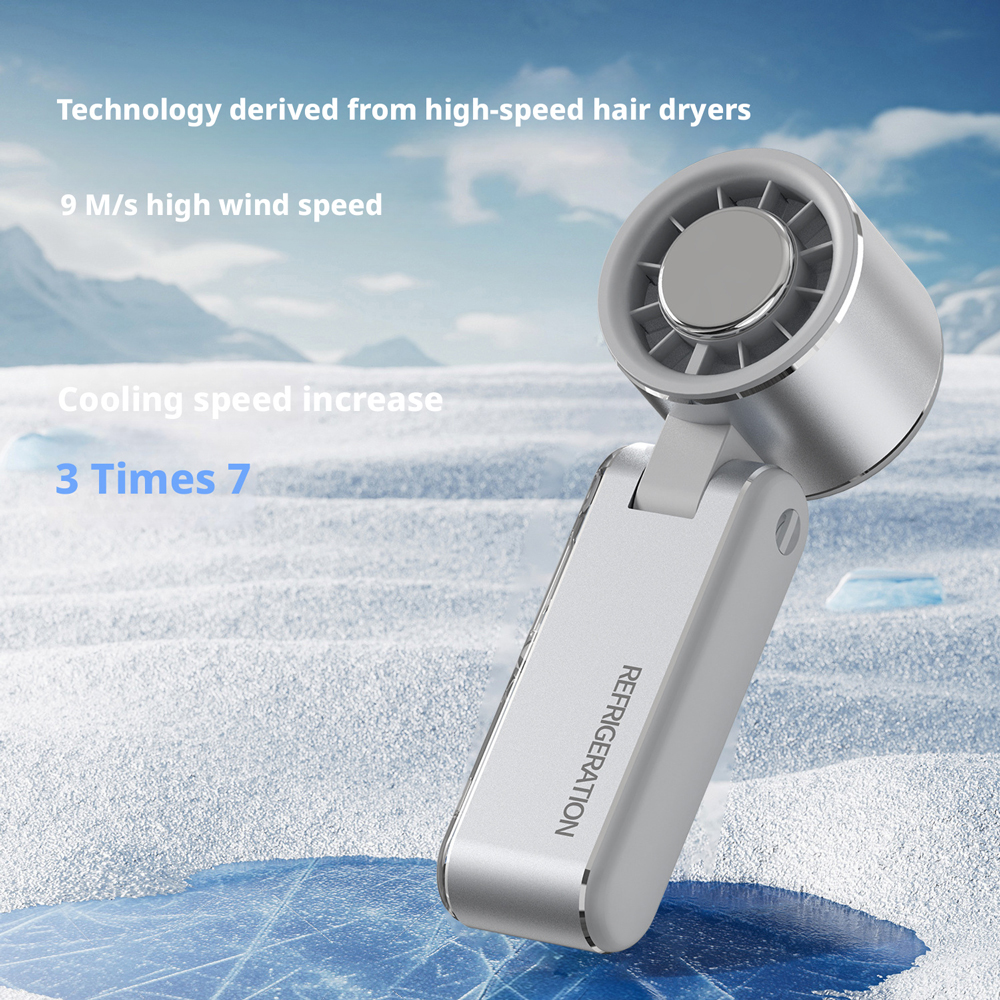 Model HX-F358A Refrigeration Technology Handheld Fan Supplier, Compact & Powerful, Bulk Orders Supported