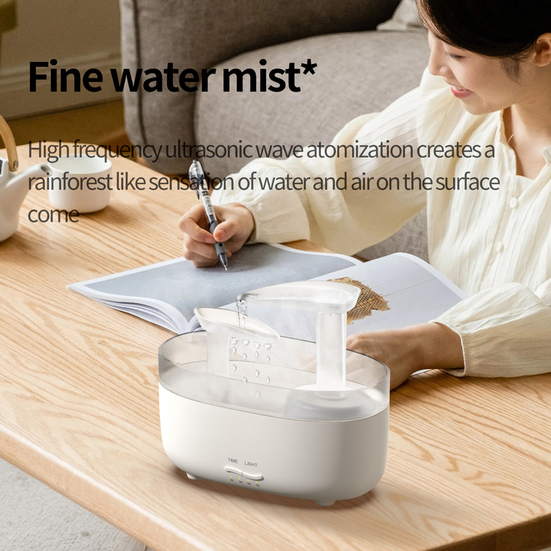 175 Landscape Aroma Diffuser Manufacturer, 250ml Humidifier with Warm Atmosphere Lamp