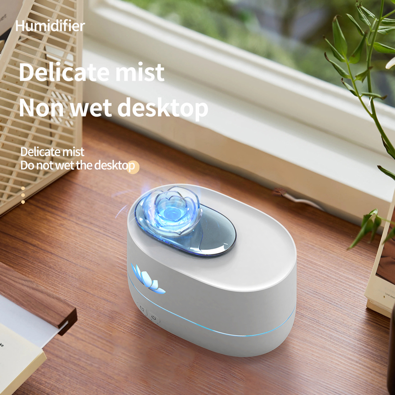 161 Lotus Aroma Diffuser Manufacturer, 350ml Humidifier with Intelligent Timing