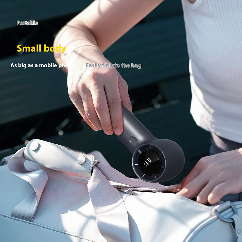Model HX-131C 3000mAh Handheld Mini Fan, Factory Direct, Lightweight 174g, Sleek Modern Design