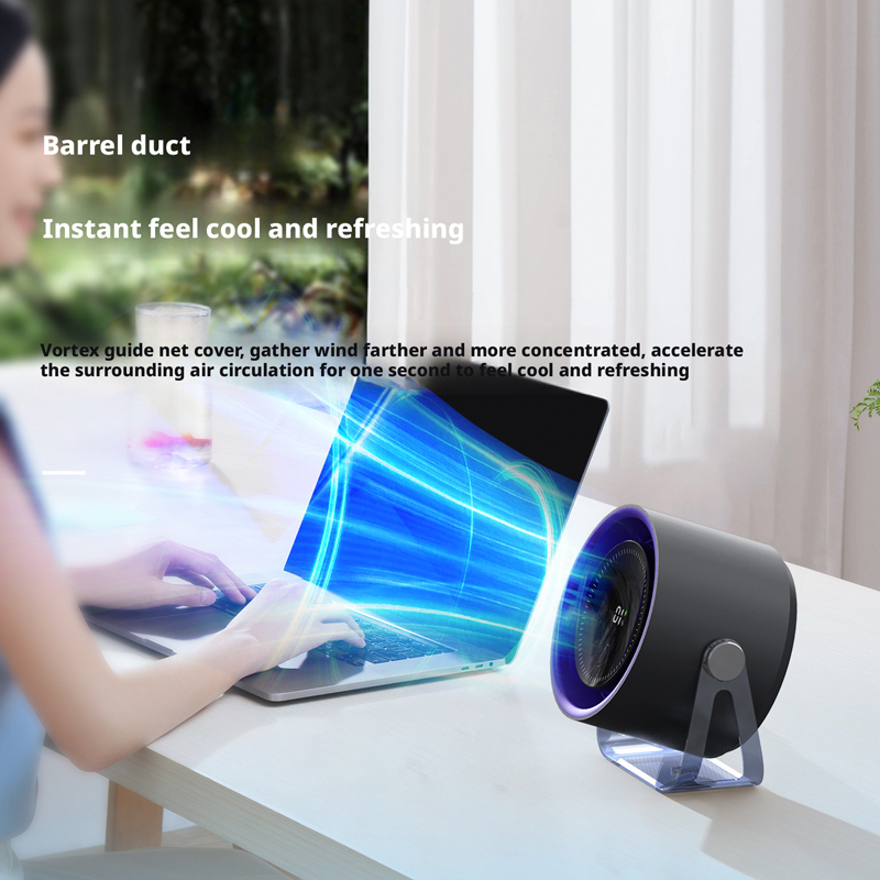 Model HX-F318 Powerful Airflow Desk Fan Supplier, Bulk Orders Supported, Turbo Blower Technology