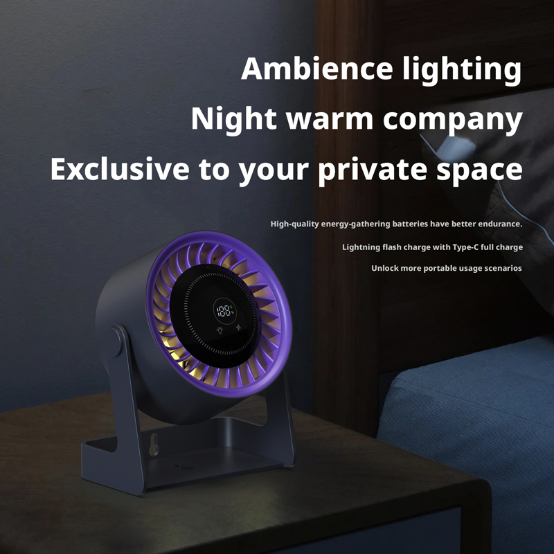 Model HX-F366B High-Capacity Desk Fan, OEM/ODM Supported, with Adjustable Stand