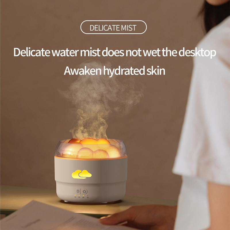 167 Cloud Aroma Diffuser Manufacturer, 280ml Humidifier with Colorful Flowing Light