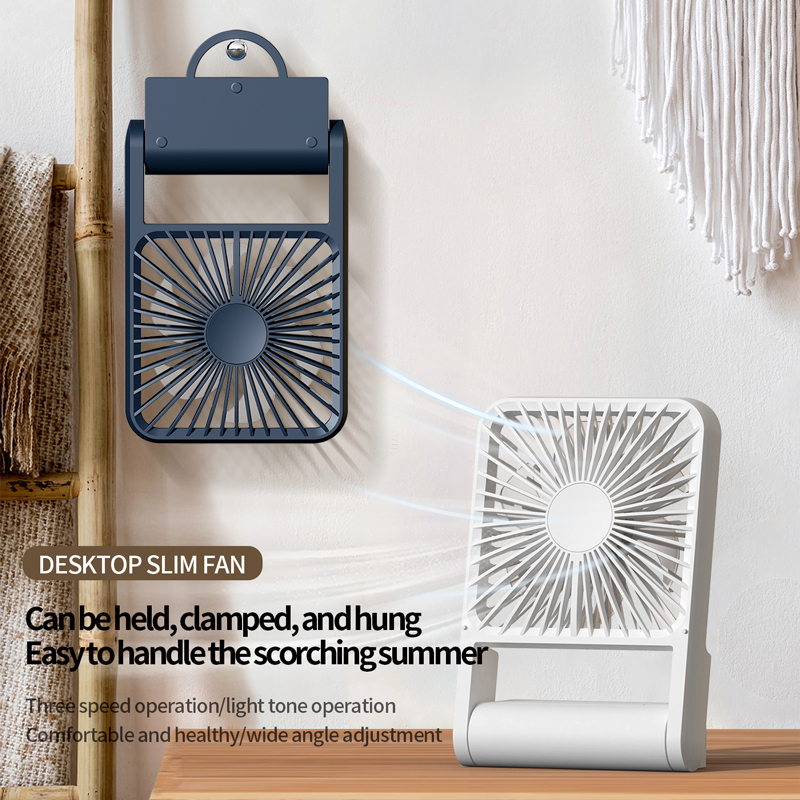 Model 123 Versatile Desk Fan, OEM/ODM Supported, Wide-Angle Adjustable Airflow