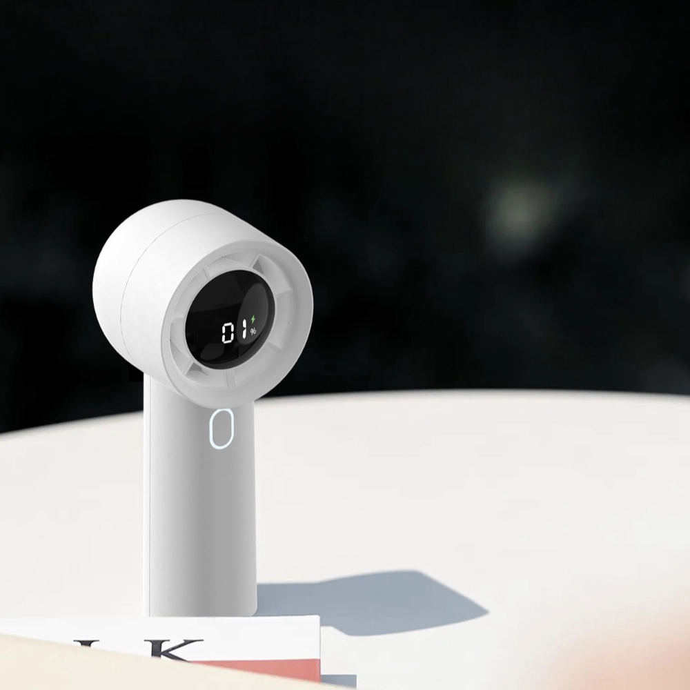 Model HX-130 Portable Handheld Fan, 3000mAh Battery-Powered, Compact & Lightweight for Travel & Daily Use