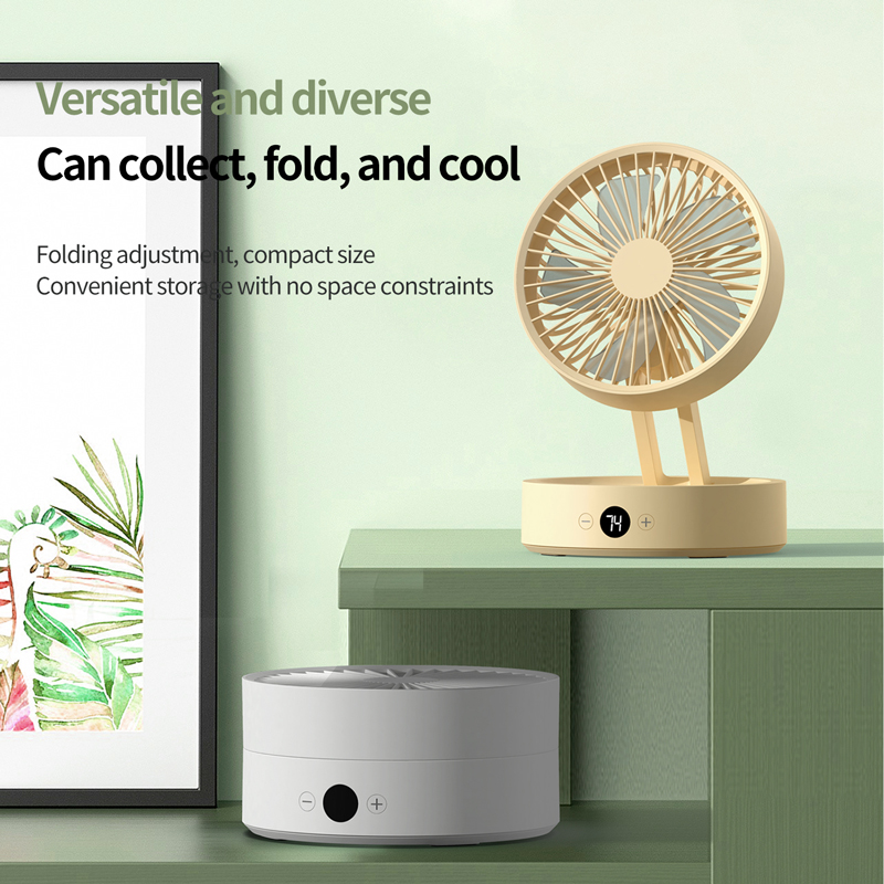 Model 171 Space-Saving Cooling Fan, OEM/ODM Supported, White/Green/Cream Options