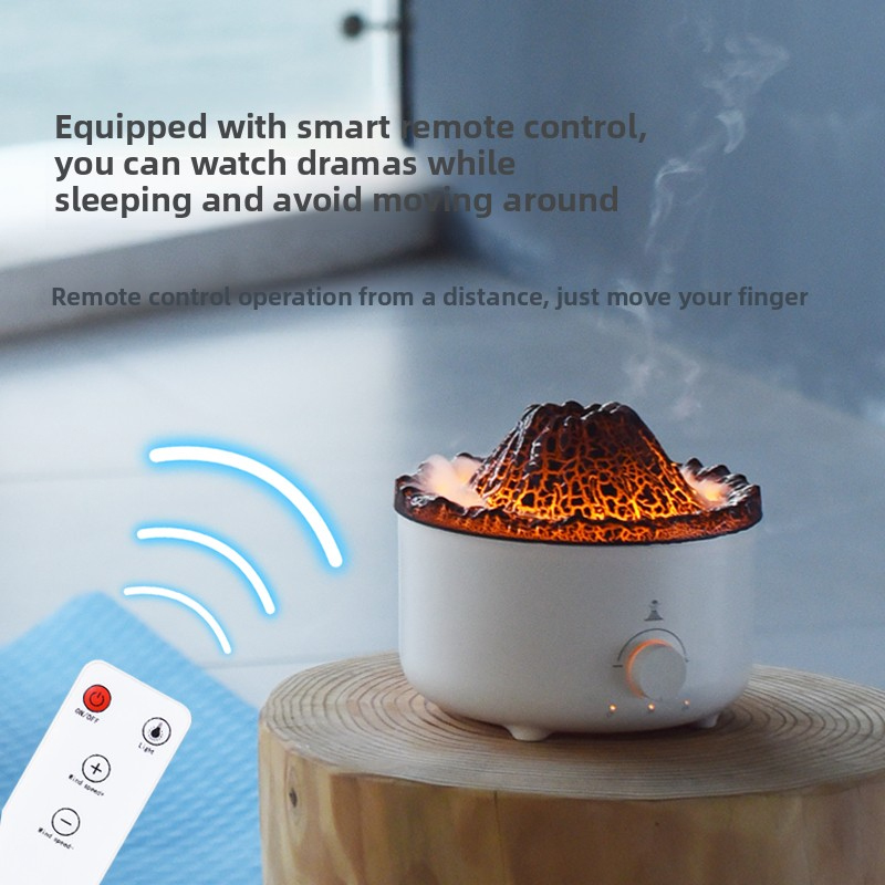 V21B Volcano Aroma Diffuser Manufacturer, 560ml Humidifier with Ultra-Realistic Lava Effect