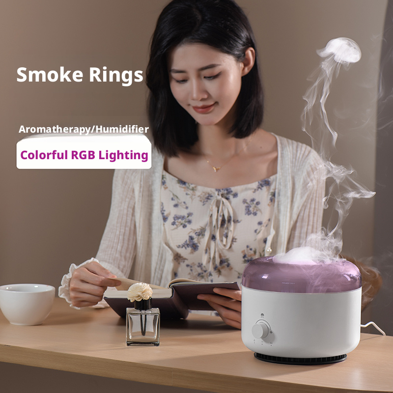 V15 Jellyfish Aroma Diffuser Manufacturer, 1.3L Large-Capacity Humidifier with Jellyfish Mist