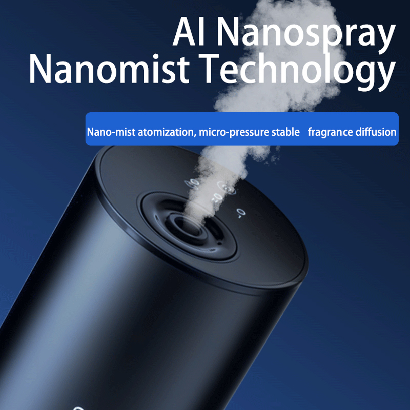 LA-0654 Waterless Car Aroma Diffuser Manufacturer, 10ml Aluminum Alloy Design