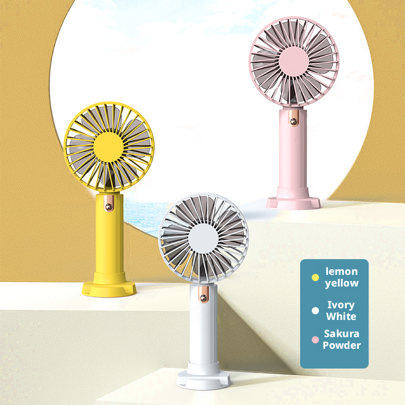 Model 931 Bright Color Handheld Fan Supplier, Desktop-Compatible, Bulk Orders Supported
