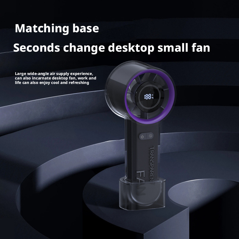 Model HX-F320 USB Rechargeable Handheld Fan, OEM/ODM Supported, Personal Cooling Fan for Summer