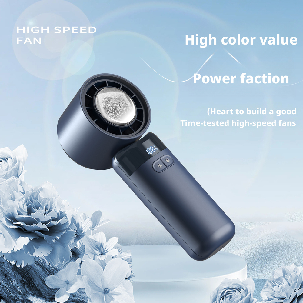 Model HX-F325 USB Rechargeable Handheld Fan, OEM/ODM Supported, Personal Cooling Fan for Summer