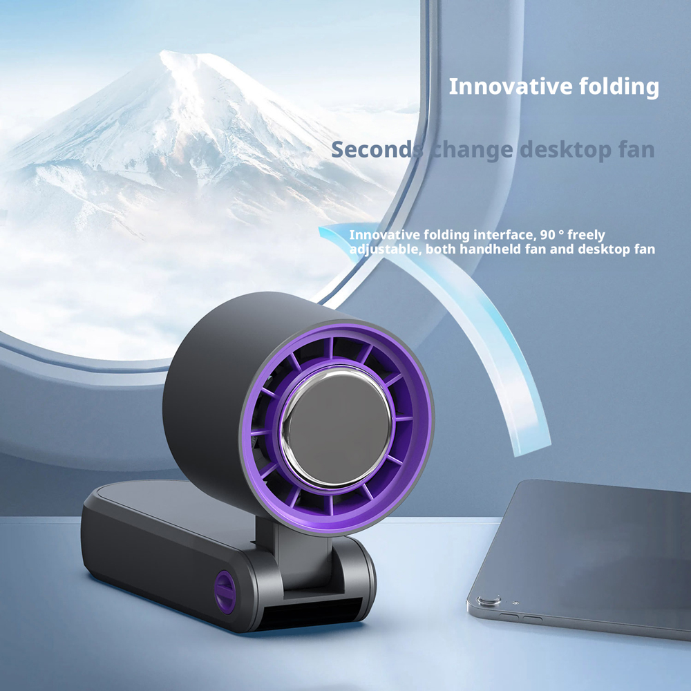 Model HX-F330 USB Rechargeable Handheld Fan, OEM/ODM Supported, Personal Cooling Fan for Summer