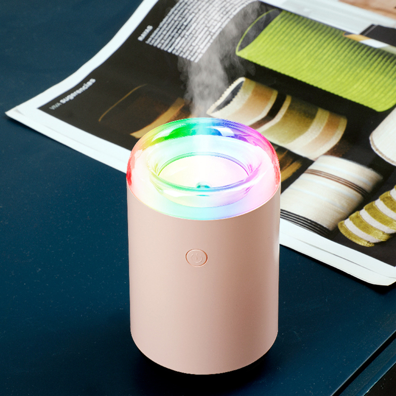 Model 909 Humidifier Manufacturer, 260ml Mini USB Humidifier with Rainbow LED Light