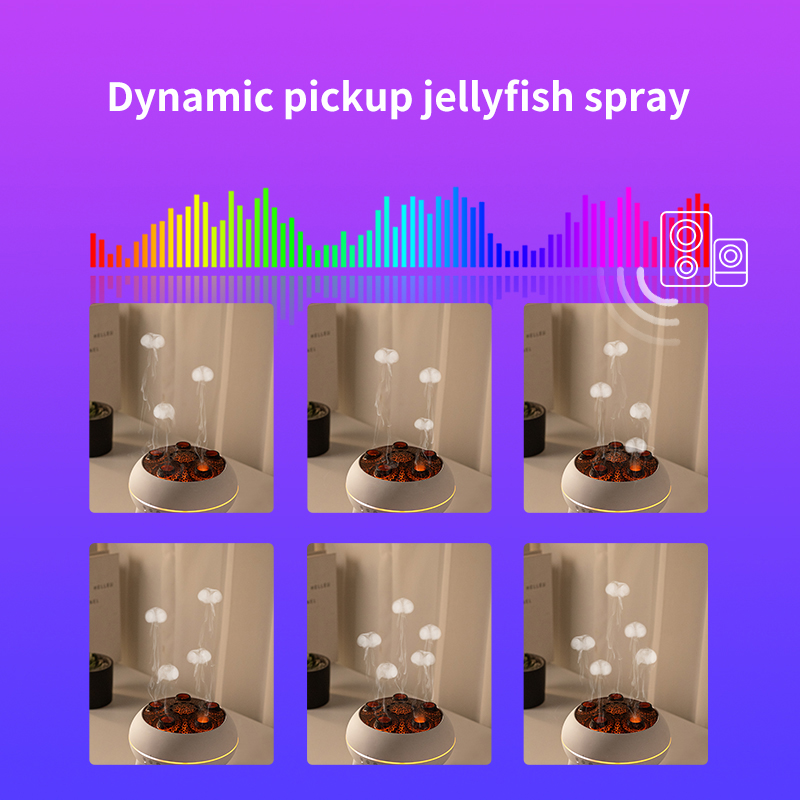 290 Jellyfish Aroma Diffuser Manufacturer, 250ml Humidifier with Remote & Colorful Light