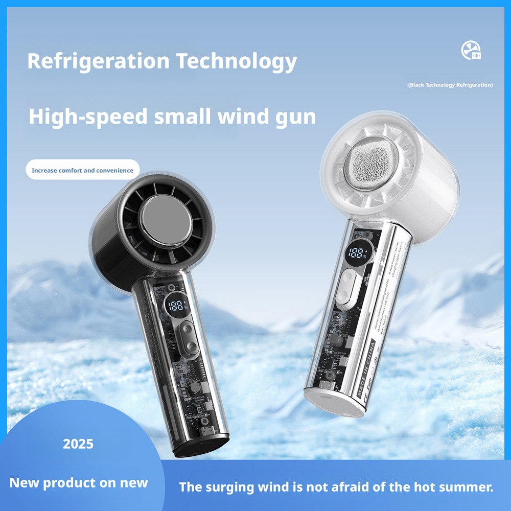 Model HX-F331C Refrigeration Technology Handheld Fan Supplier, Compact & Powerful, Bulk Orders Supported