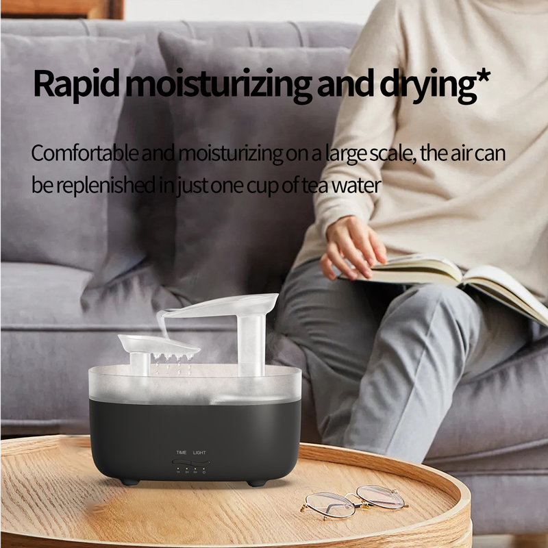 175 Landscape Aroma Diffuser Manufacturer, 250ml Humidifier with Warm Atmosphere Lamp